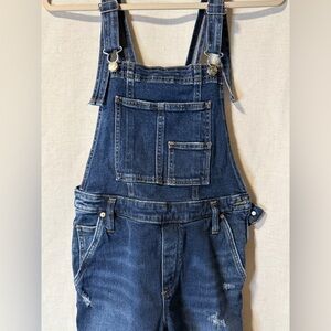 Silver Jeans Blue Denim Overalls